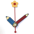 5X Quartz Clock Movement Mechanism Repair DIY Tool Kit With Pencil Flower Hands