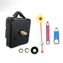 5X Quartz Clock Movement Mechanism Repair DIY Tool Kit With Pencil Flower Hands