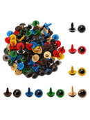 100Dolls-Accessories-Set Crafts-Making Eyes Teddy Bear Plastic Safety Colorful