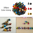 100Dolls-Accessories-Set Crafts-Making Eyes Teddy Bear Plastic Safety Colorful