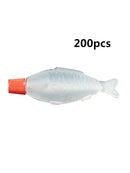 200X Mini Fish Shape Soy Sauce Bottle Plastic Container For Sushi Multi-function