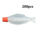 200pcs 4ml Mini Fish Shape Soy Sauce Bottles Vinegar Container For Sushi NEW