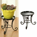 Indoor Outdoor Metal Iron Flower Rack Plant Stand Holder Heavy Duty Load
