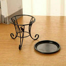 Indoor Outdoor Metal Iron Flower Rack Plant Stand Holder Heavy Duty Load