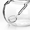 Glass Jar Sugar Cookie Bowl Lid Spoon Transparent Candy Home Kitchen Storage