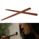 5 Pairs Handmade Japanese Natural Iron Wood Chopsticks Set Kitchen Value v b