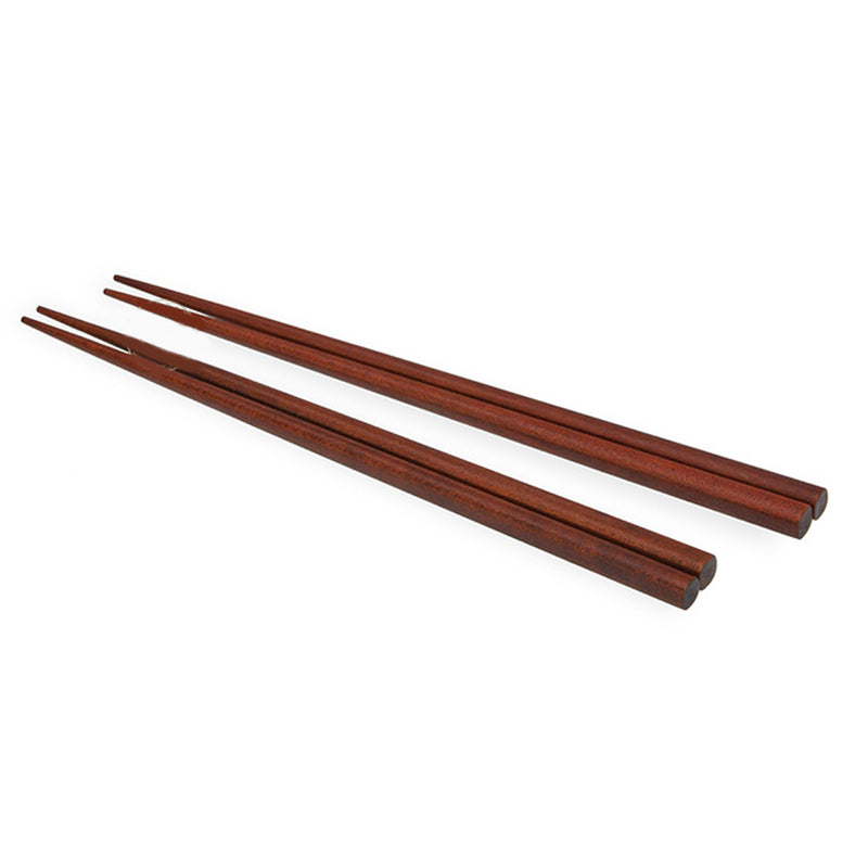 5 Pairs Handmade Japanese Natural Iron Wood Chopsticks Set Kitchen Value v b