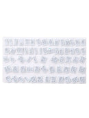 Fondant Cake Cutter Plunger Cookie Mold Alphabet Number Letter Mould Tool