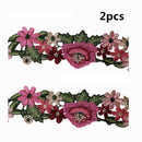 1 Yards Lace edge Trim Ribbon Embroidered Wedding Applique DIY Sewing Craft *2