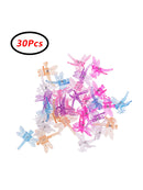 30x Orchid Clips Plant Garden Flower Support Mini Plastic Stem Clips Upright New