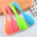 2pcs Household Kitchen Silicone Non-stick Rice Paddle Scoop Spoon Ladle Tool