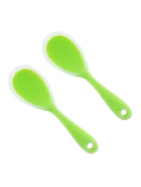 2pcs Household Kitchen Silicone Non-stick Rice Paddle Scoop Spoon Ladle Tool