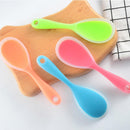 2pcs Household Kitchen Silicone Non-stick Rice Paddle Scoop Spoon Ladle Tool