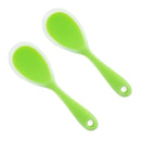 2pcs Household Kitchen Silicone Non-stick Rice Paddle Scoop Spoon Ladle Tool