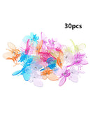 30pcs Orchid Clips Plant Garden Flower Support Mini Plastic Stem Clips Upright