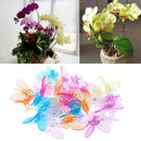 30pcs Orchid Clips Plant Garden Flower Support Mini Plastic Stem Clips Upright