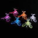 30pcs Orchid Clips Plant Garden Flower Support Mini Plastic Stem Clips Upright