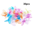30pcs Orchid Clips Plant Garden Flower Support Mini Plastic Stem Clips Upright