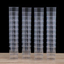 20 * Plastic Mousse Cake Dessert Cups Disposable Round Clear Pudding Cups Best