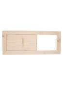 1x Natural Solid Wood Wooden Sauna Air Vent Temperature Durable