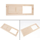 1x Natural Solid Wood Wooden Sauna Air Vent Temperature Durable