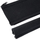 2* Cable Management Sleeve Zipper Wrap Cord Organizer For Home Office Black New