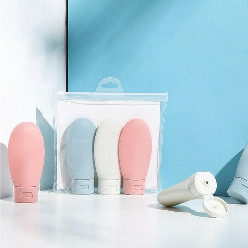 3pcs/set Travel Bottle Kit Portable Essence Shampoo Gel Bottles Container k j