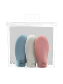 3pcs/set Travel Bottle Kit Portable Essence Shampoo Gel Bottles Container k j