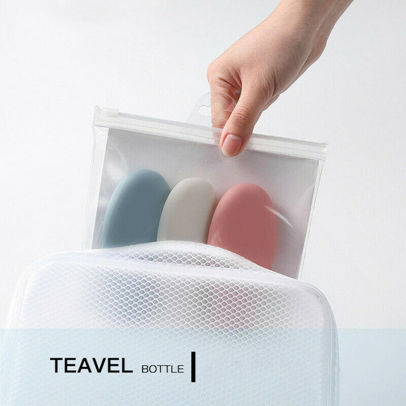 3pcs/set Travel Bottle Kit Portable Essence Shampoo Gel Bottles Container k j