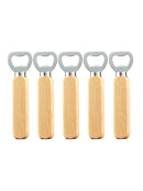 Wooden Handle Stainless Steel Wine Beer Bottle Opener Home Kitchen Bar Tool cv b