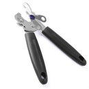 Heavy Duty Manual Tin Can Opener Safe Cut Lid Smooth Edge Side Stainless Steel