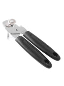 Heavy Duty Manual Tin Can Opener Safe Cut Lid Smooth Edge Side Stainless Steel