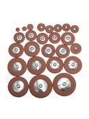 25 Pieces Sax Leather Pads Replacement for Alto Saxophone Saxophone Accessory
