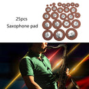 25 Pieces Sax Leather Pads Replacement for Alto Saxophone Saxophone Accessory