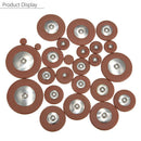 25 Pieces Sax Leather Pads Replacement for Alto Saxophone Saxophone Accessory