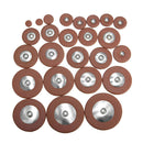 25 Pieces Sax Leather Pads Replacement for Alto Saxophone Saxophone Accessory