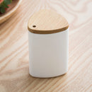 Home Toothpick Holder Desktop Table Dispenser Stand Container with Bamboo Lid