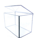 1 * Rectangle Geometric Clear Glass Box Tabletop Succulent Plant Planter Useful