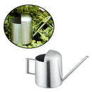 Indoor Small Watering Can Metal Galvanised Steel 300ML Narrow Spout Plants