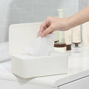 Wet Wipes Dispenser Holder Tissue Storage Box Case with Lid Home Stores White