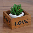 2x Wood Planter Box Garden Yard Landscape Flower Succulent Container Plant