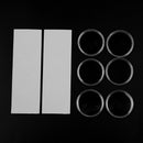 30* 16~46mm Clear Round Plastic Coin Holder Capsule Container Storage Case New