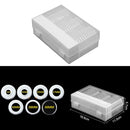 30pcs Box Capsule Holders Clear Coin 16/20/25/27/30/38/46mm Storage Collection