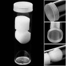 10pcs 30mm Plastic Portable Tube Holder Clear Round Cases Coin Storage Box