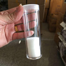 10pcs 30mm Plastic Portable Tube Holder Clear Round Cases Coin Storage Box