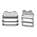 2pcs Shoulder Bag Slider Adjust Buckles Backpack Straps Webbing Aluminum Alloy