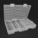 Hard Plastic Clear Case Cover Holder 100pcs AA/AAA Battery Storage Box Organizer