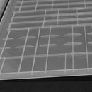 Hard Plastic Clear Case Cover Holder 100pcs AA/AAA Battery Storage Box Organizer