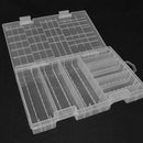 Hard Plastic Clear Case Cover Holder 100pcs AA/AAA Battery Storage Box Organizer