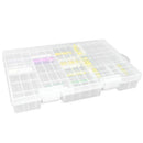 Hard Plastic Clear Case Cover Holder 100pcs AA/AAA Battery Storage Box Organizer